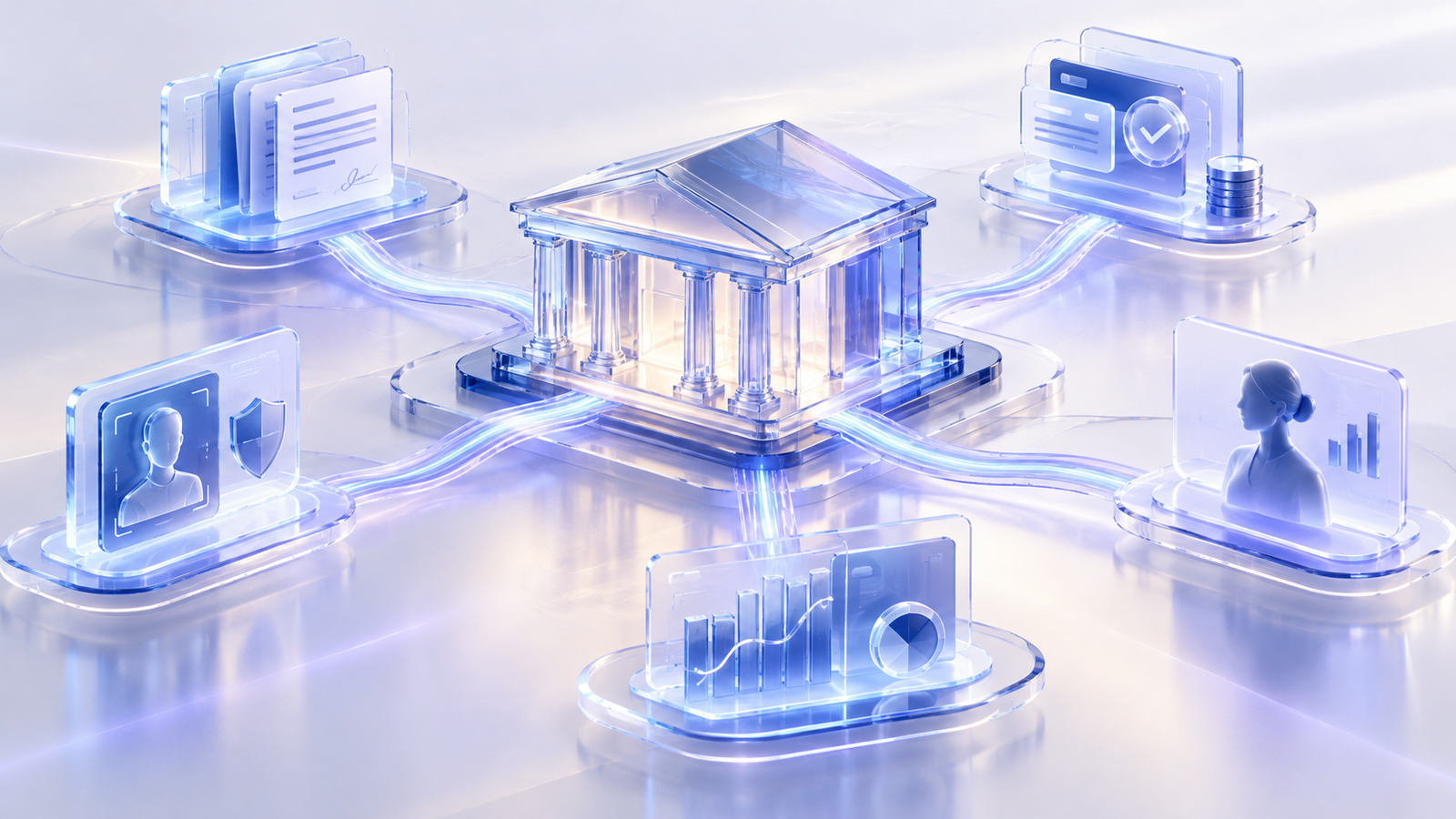 AI-native financial institution connecting data, lending decisions and human oversight