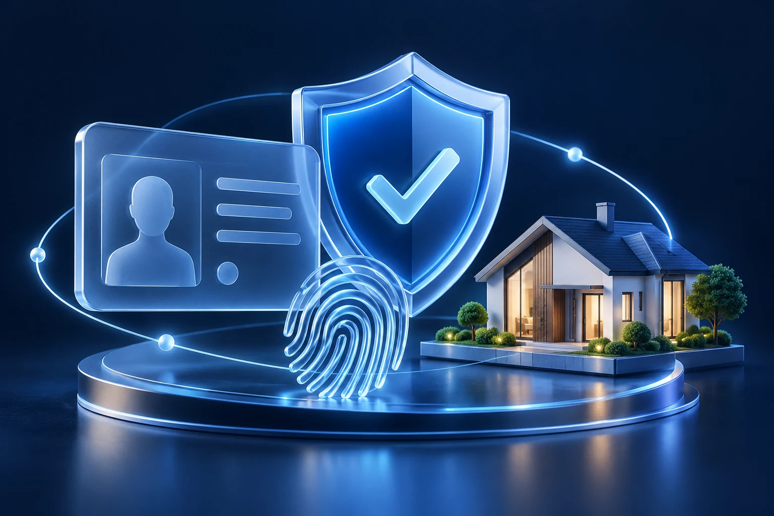 Secure identity verification for housing finance