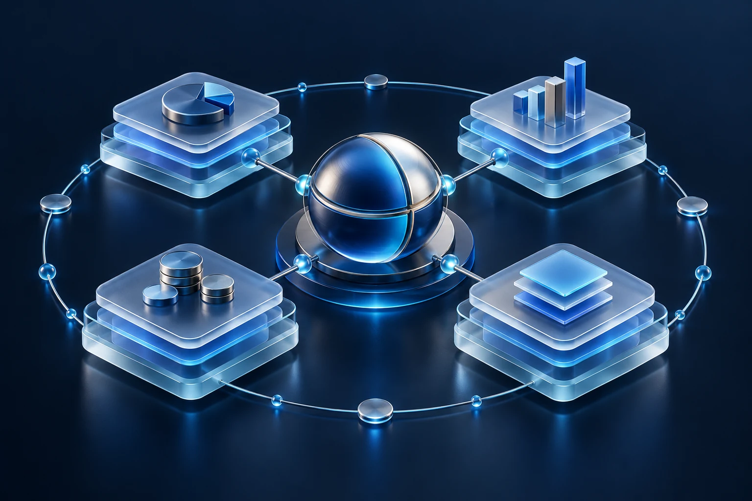 Connected fund accounting and investment operations
